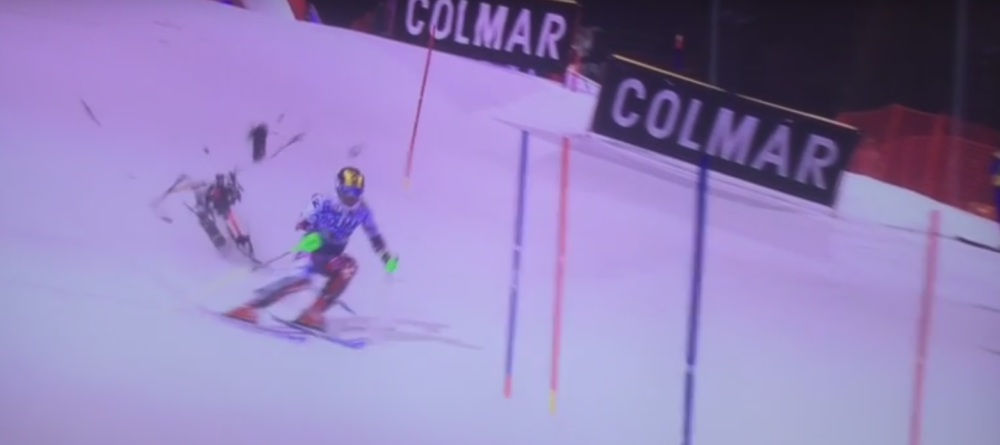 Dron umalo pao na skijaša! (VIDEO)