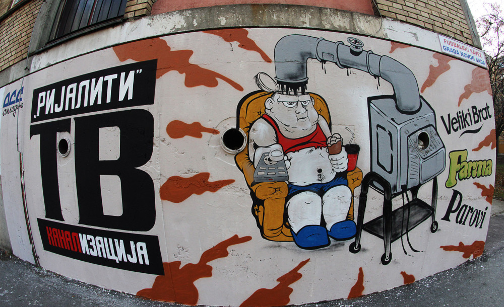 Mural protiv rijalitija! (FOTO)