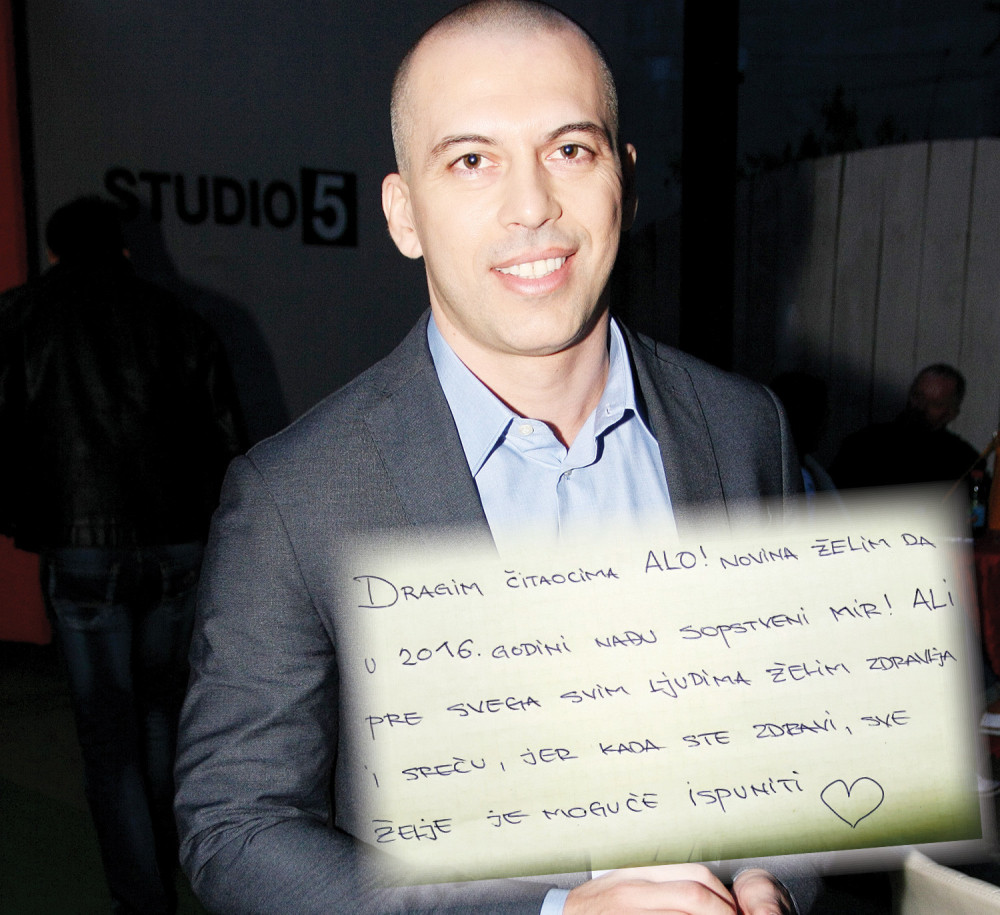 Topalko: Želim vam da nađete mir u 2016. godini