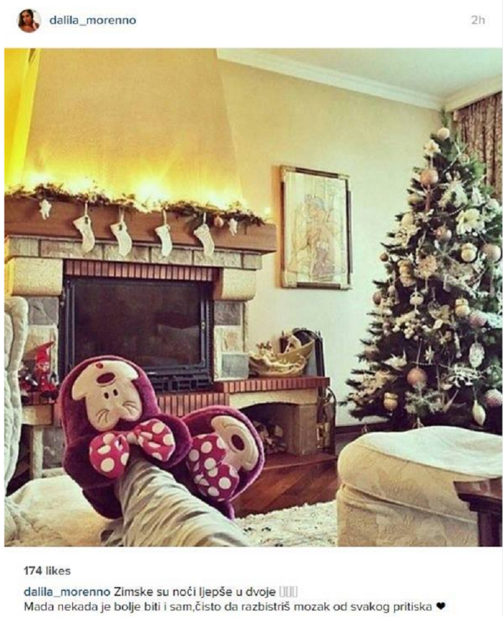 Bivša učesnica "Parova" čeka Deda Mraza (FOTO)