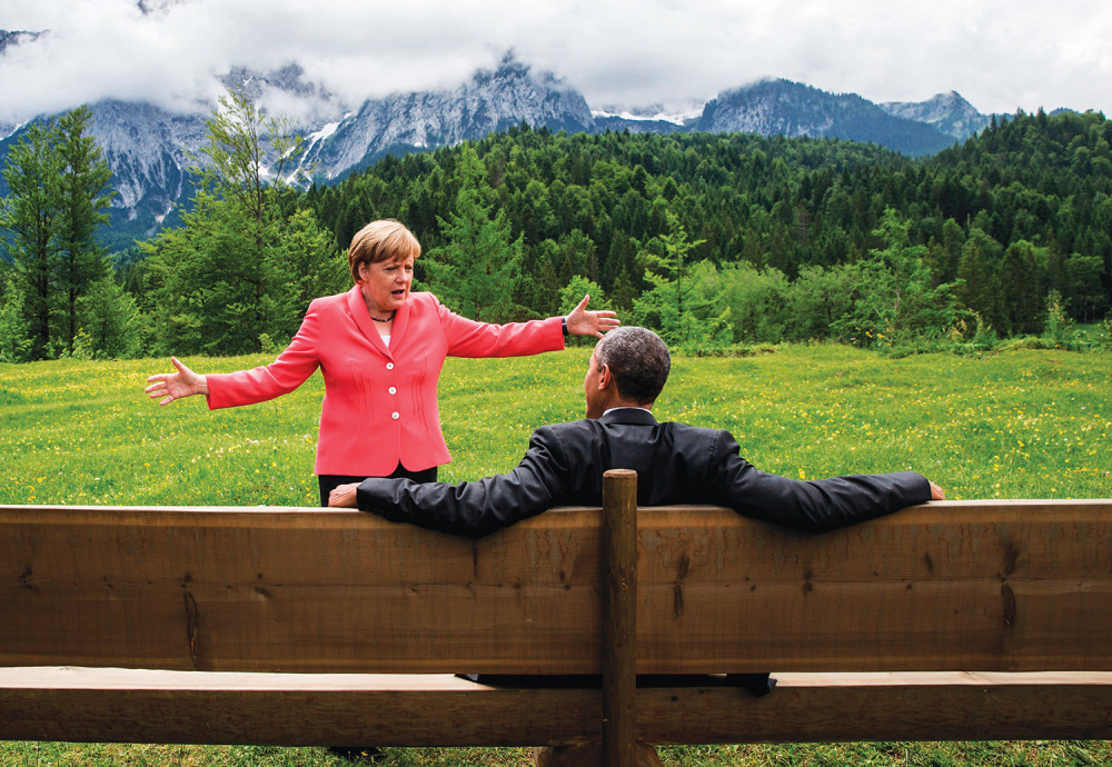 Obama ponosan na Angelu Merkel