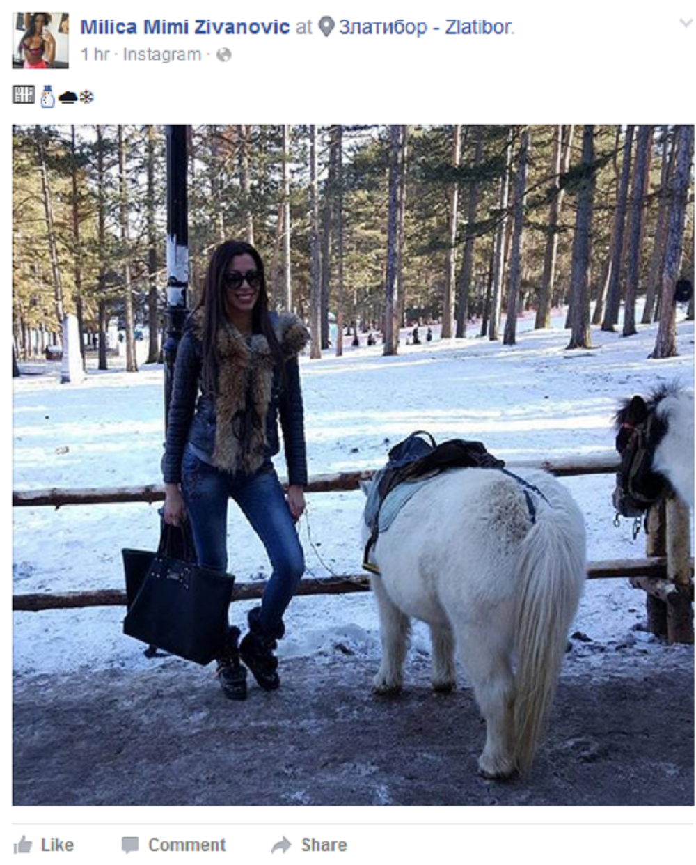 Mimi Oro praznike provodi na Zlatiboru (FOTO)