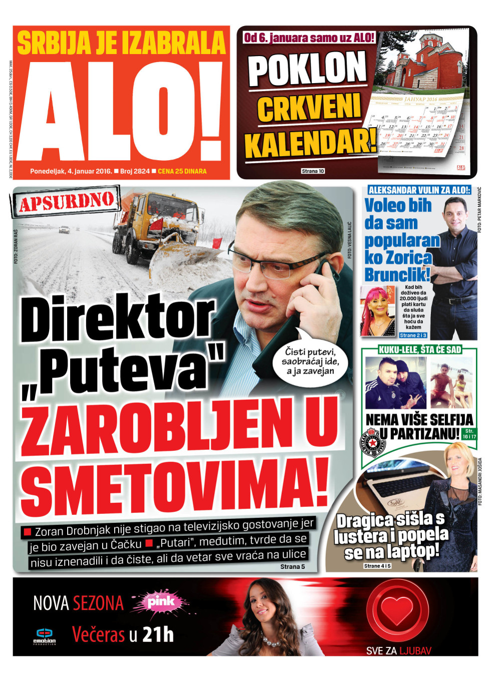 Naslovna za 04.01.2015.