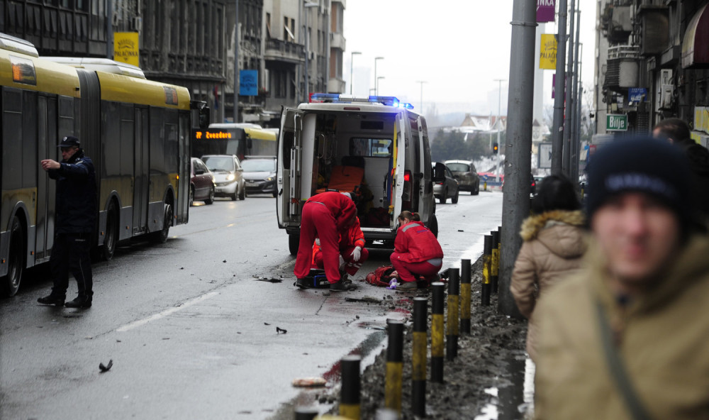 Nastradao mladić kod Zelenog venca