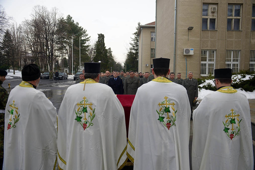 Proslava Badnjeg dana u kasarni Banjica dva
