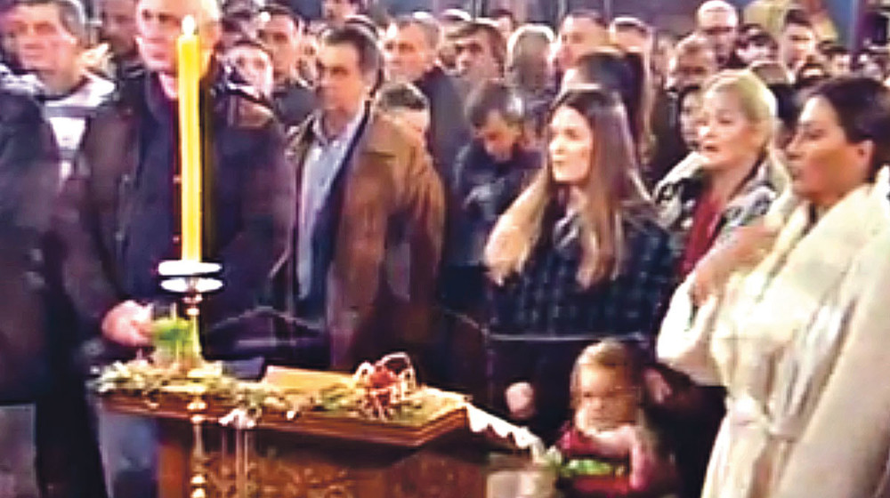 Ceca se molila u manastiru