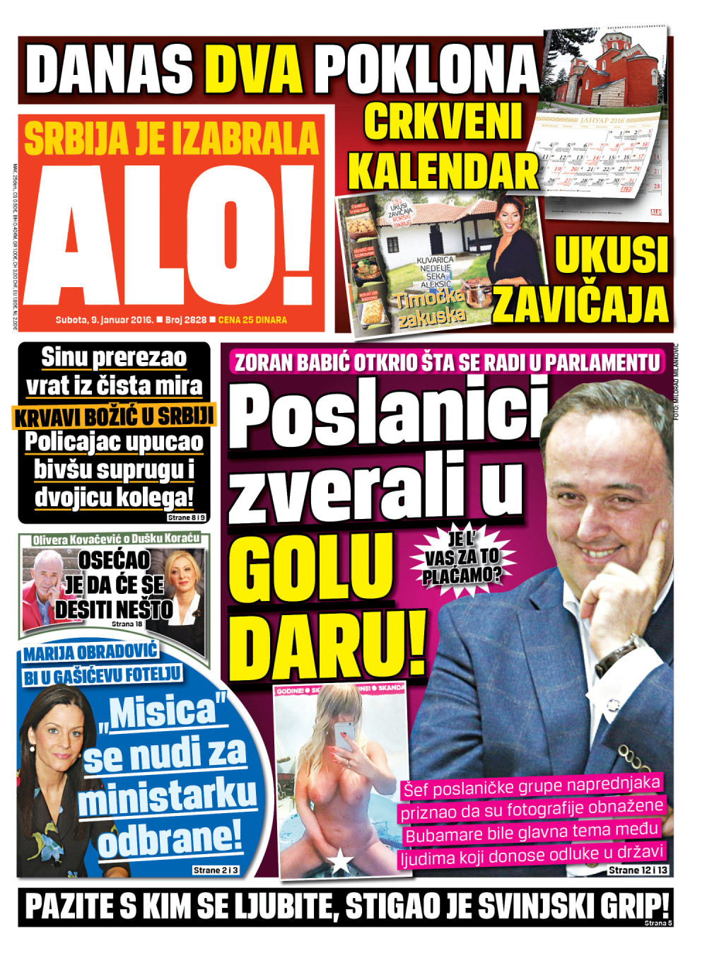 Naslovna za: 9.1.2016