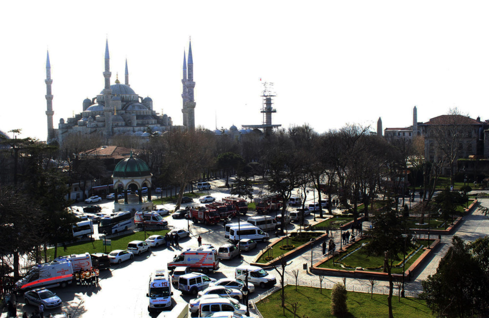 U Istanbulu gori hotel