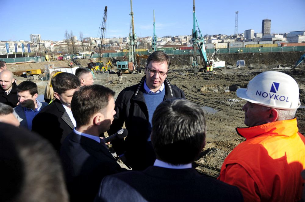 Vučić obišao Beograd na vodi