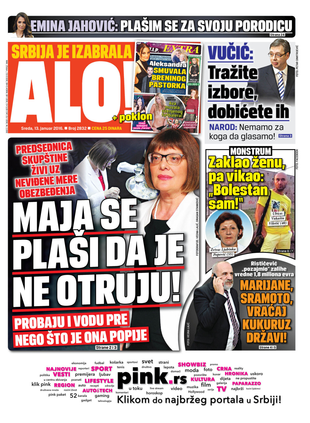 Naslovna za: 13.1.2016