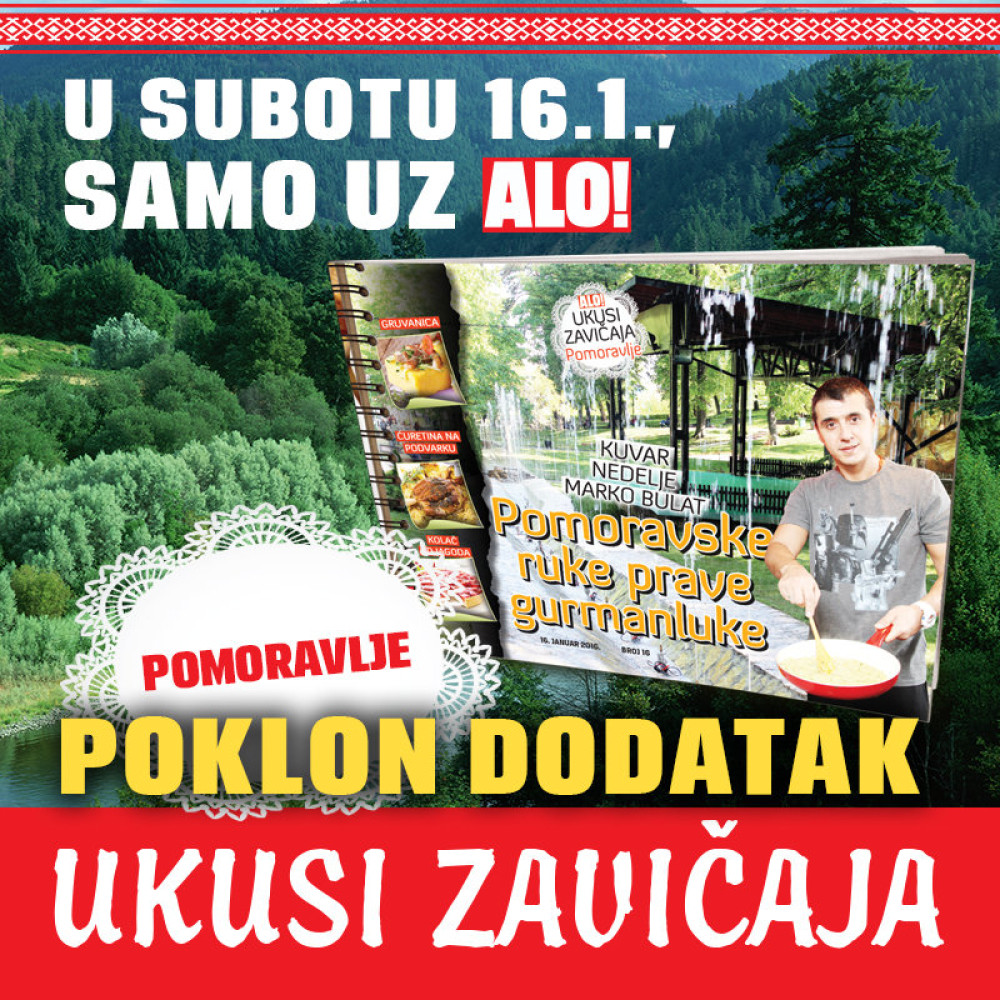 Ukusi zavičaja: Gurmanluci iz Pomoravlja