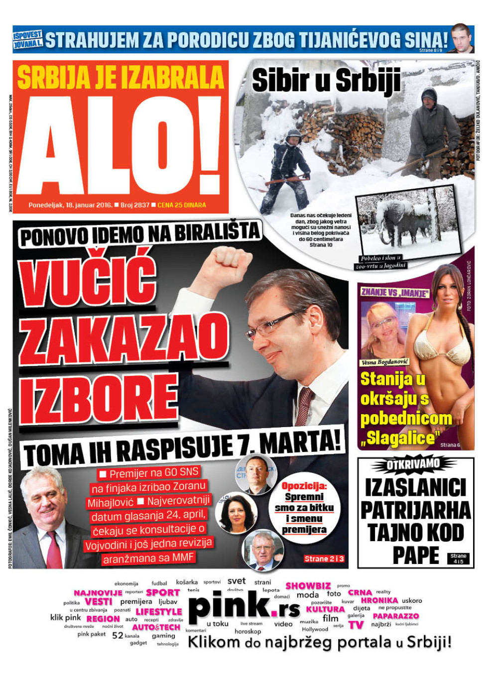 Naslovna za: 18.1.2016