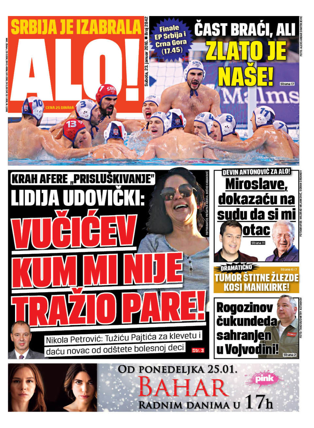 Naslovna za: 23.1.2016.