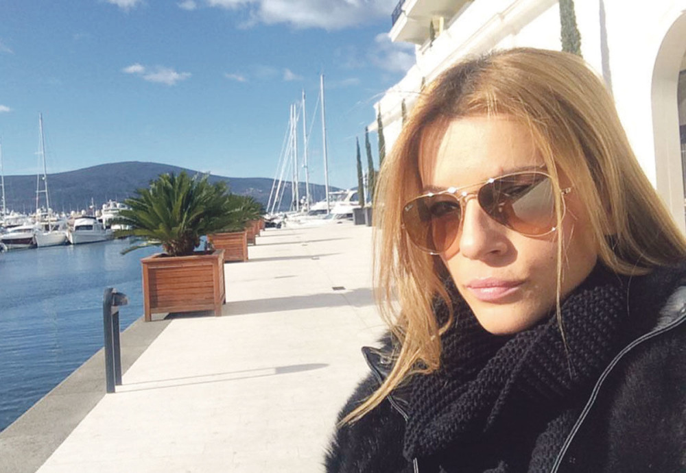 Kostova zimuje na moru