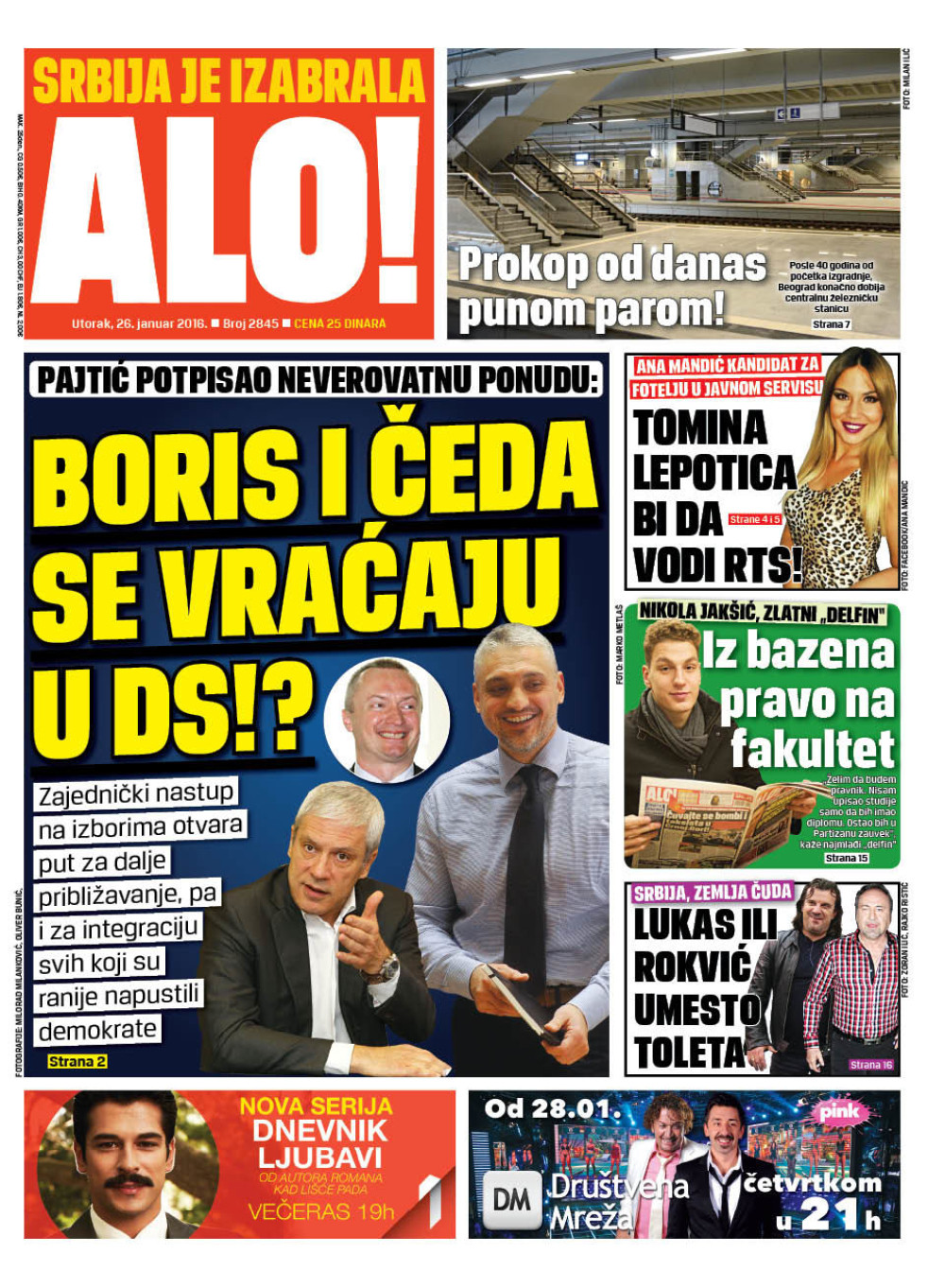 Naslovna za: 26.1.2016