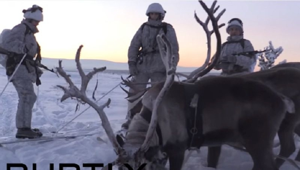 Ruski vojnici treniraju sa irvasima (VIDEO)