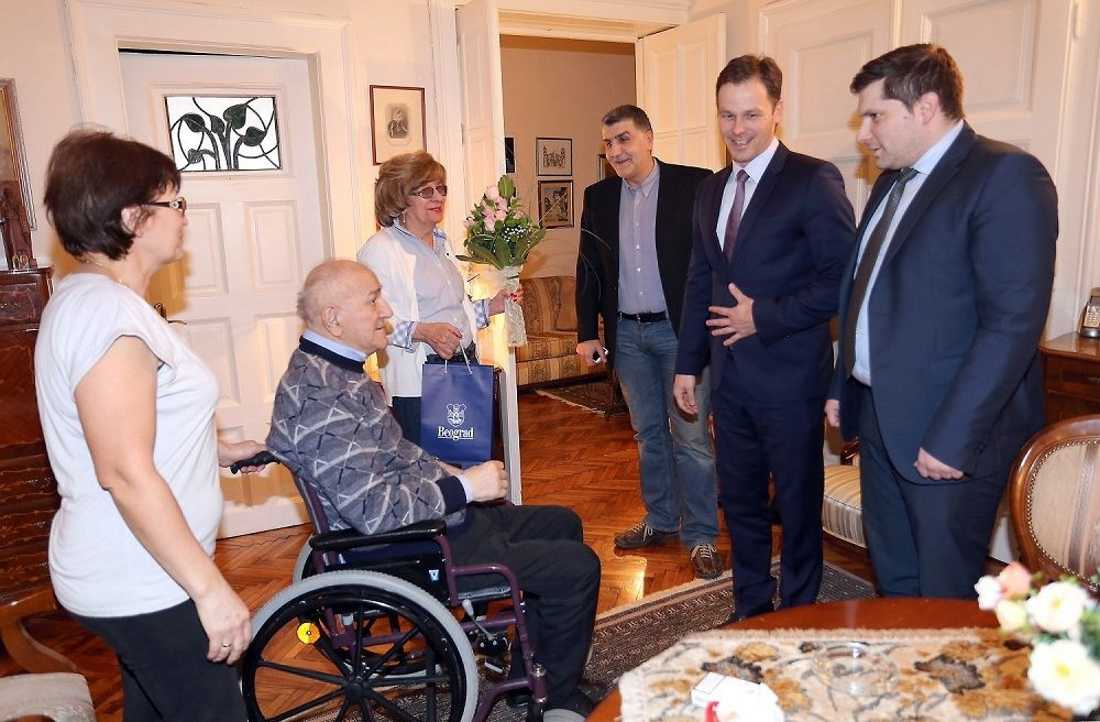 Mali i Nikodijević posetili Batu Živojinovića