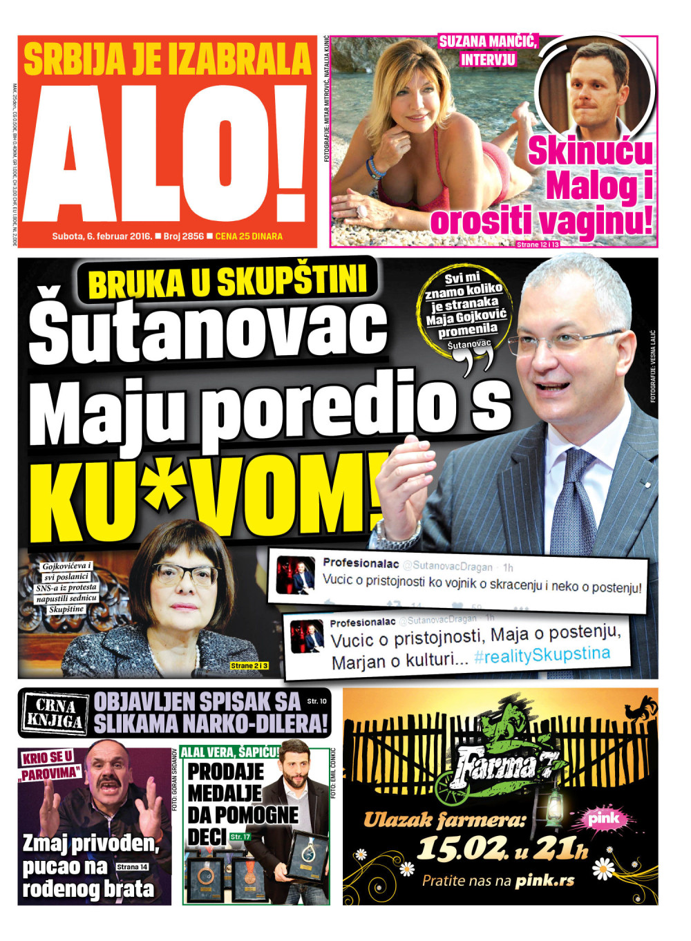 Naslovna za: 6.2.2016