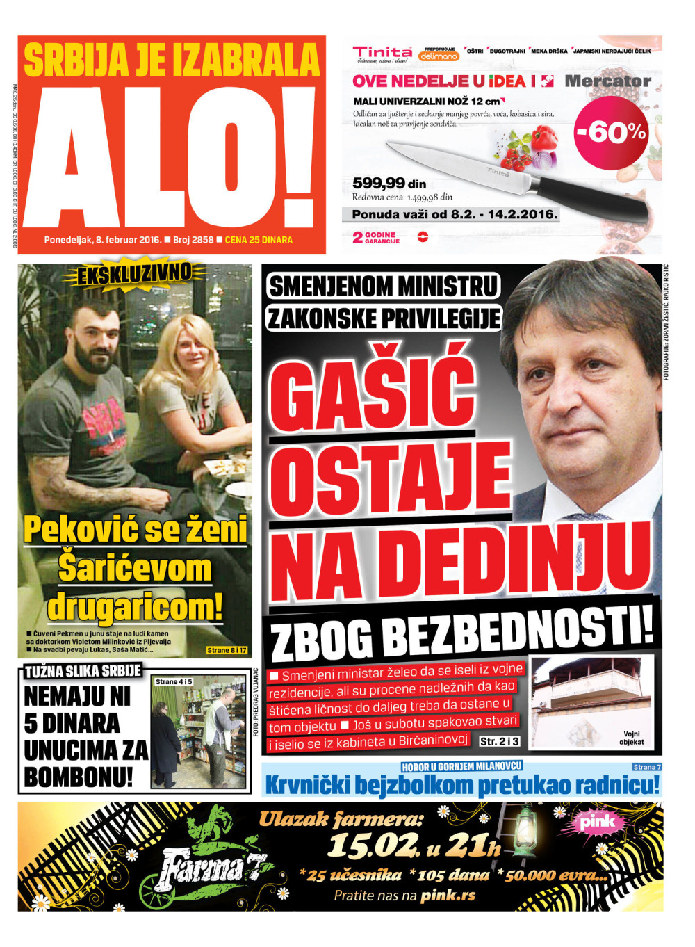 Naslovna za: 8.2.2016