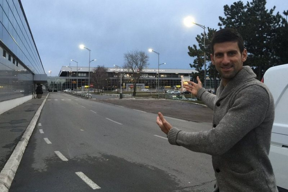 Novak stigao u Beograd!