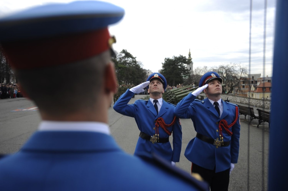 Izvedena počasna paljba na Kalemegdanu (FOTO)