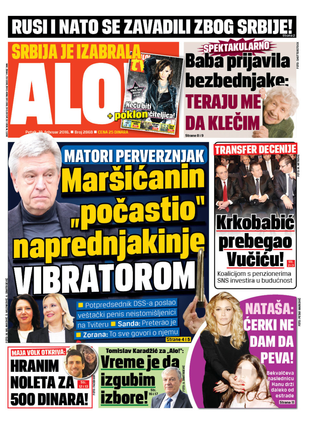 Naslovna za: 19.2.2016