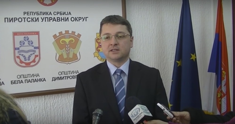 Načelnik Pirotskog okruga podneo ostavku