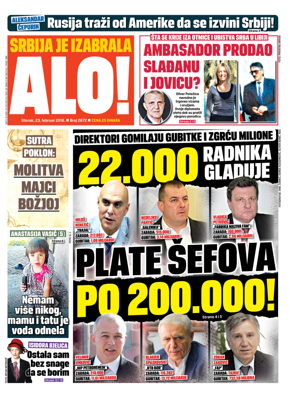 Naslovna za: 23.2.2016
