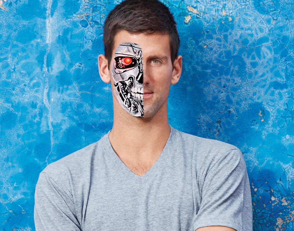 Nole je kao terminator