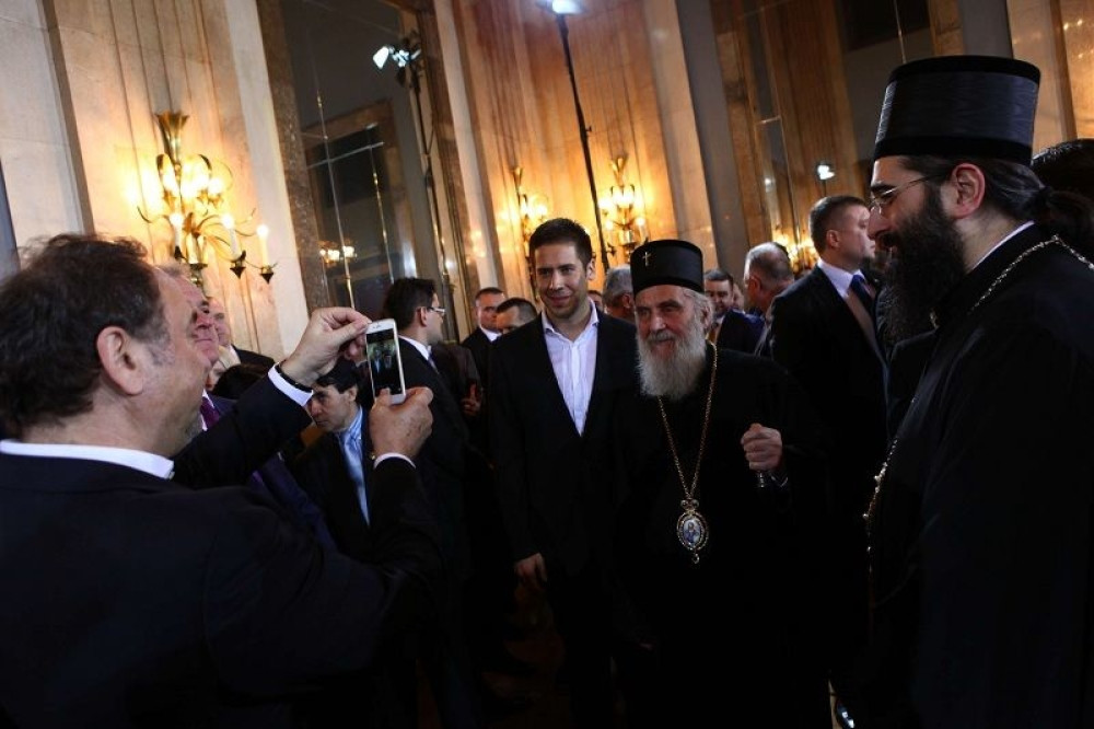 Marinko slikao Nikolu sa patrijarhom!