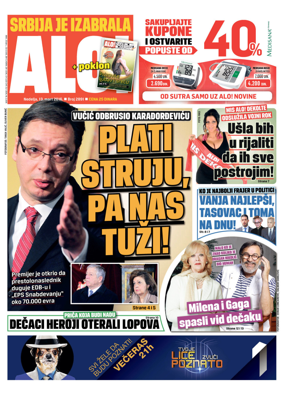 Naslovna za: 13.3.2016