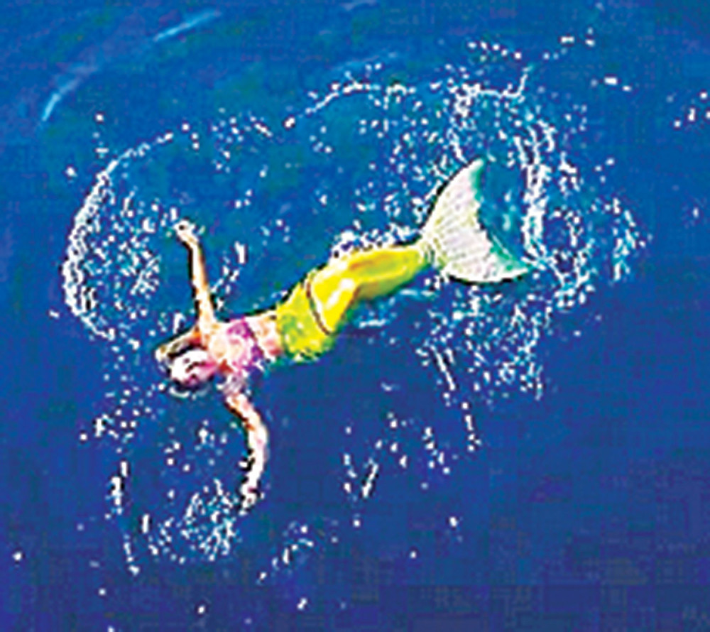 Vanja kao morska sirena!