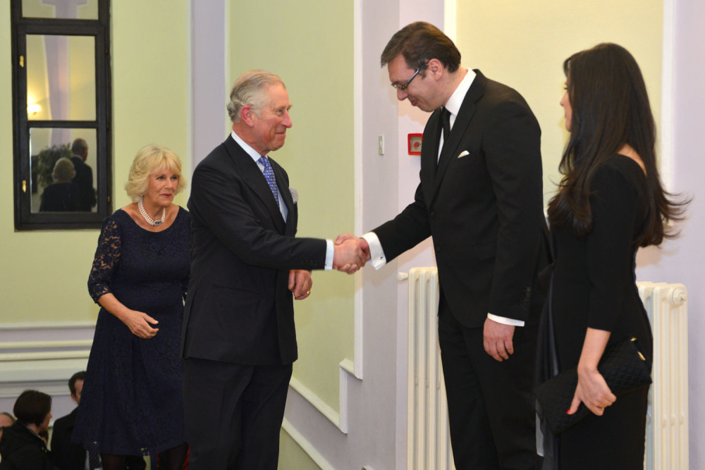 Princ Čarls na večeri s Vučićem (FOTO GALERIJA)