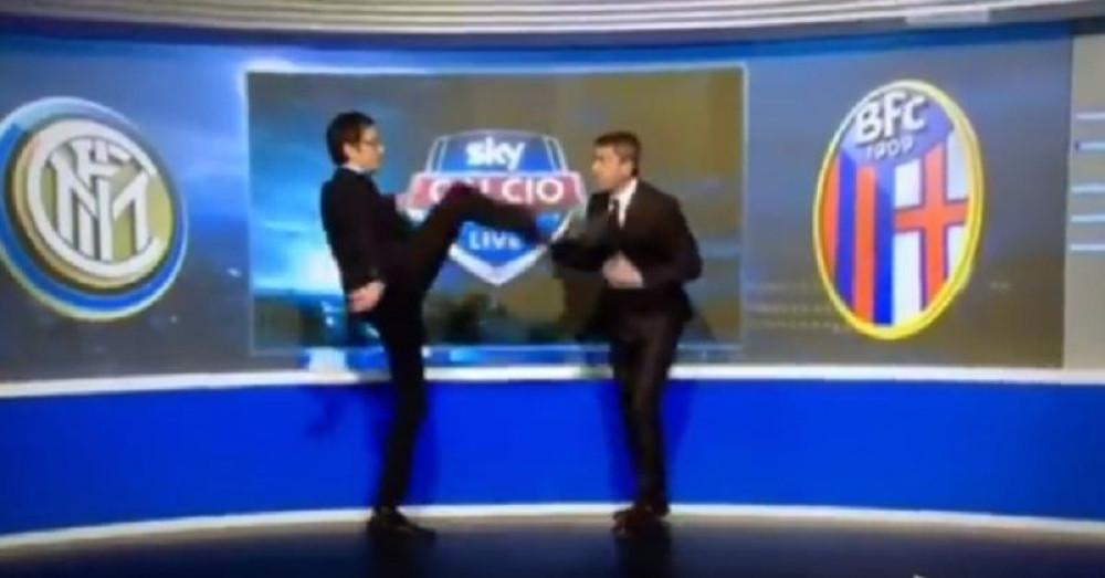 Novinar šutnuo legendu Milana u glavu (VIDEO)