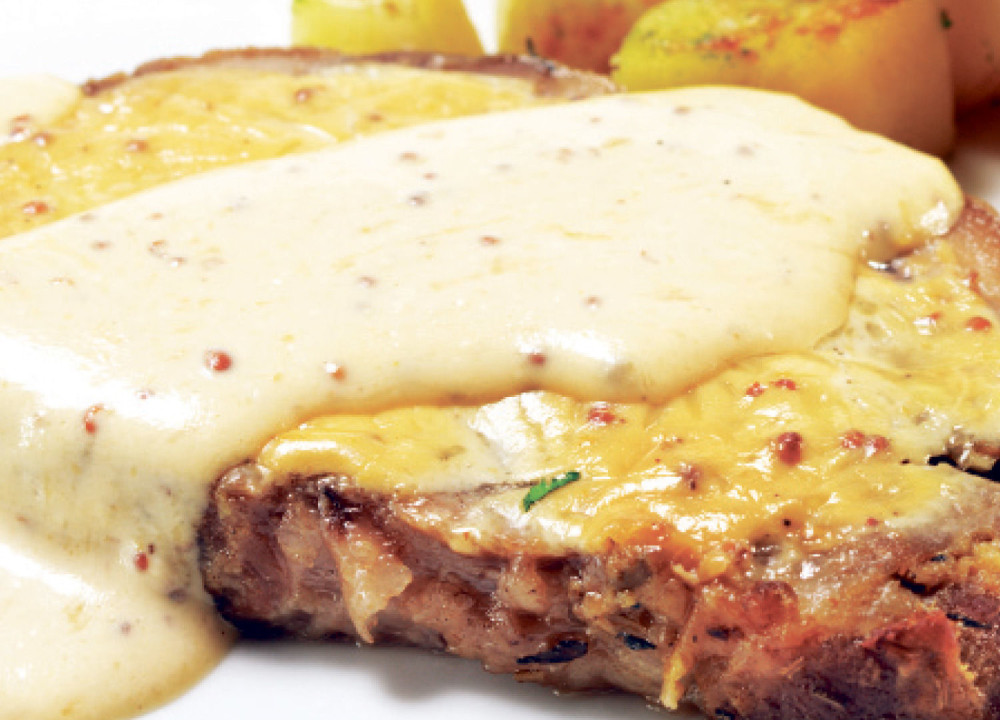 Šnicle sa senfom i vinom