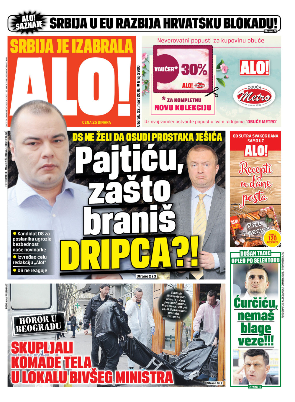 Naslovna za: 22.3.2016