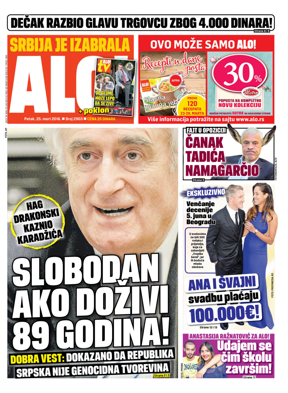 Naslovna za: 25.3.2016