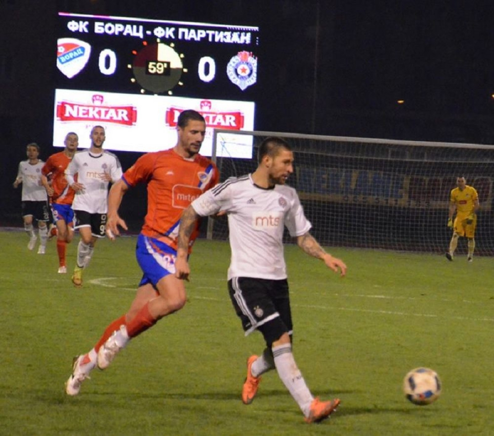 Partizan i Borac bez golova u Banjaluci