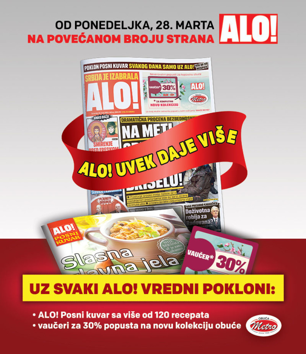Alo! na većem broju strana