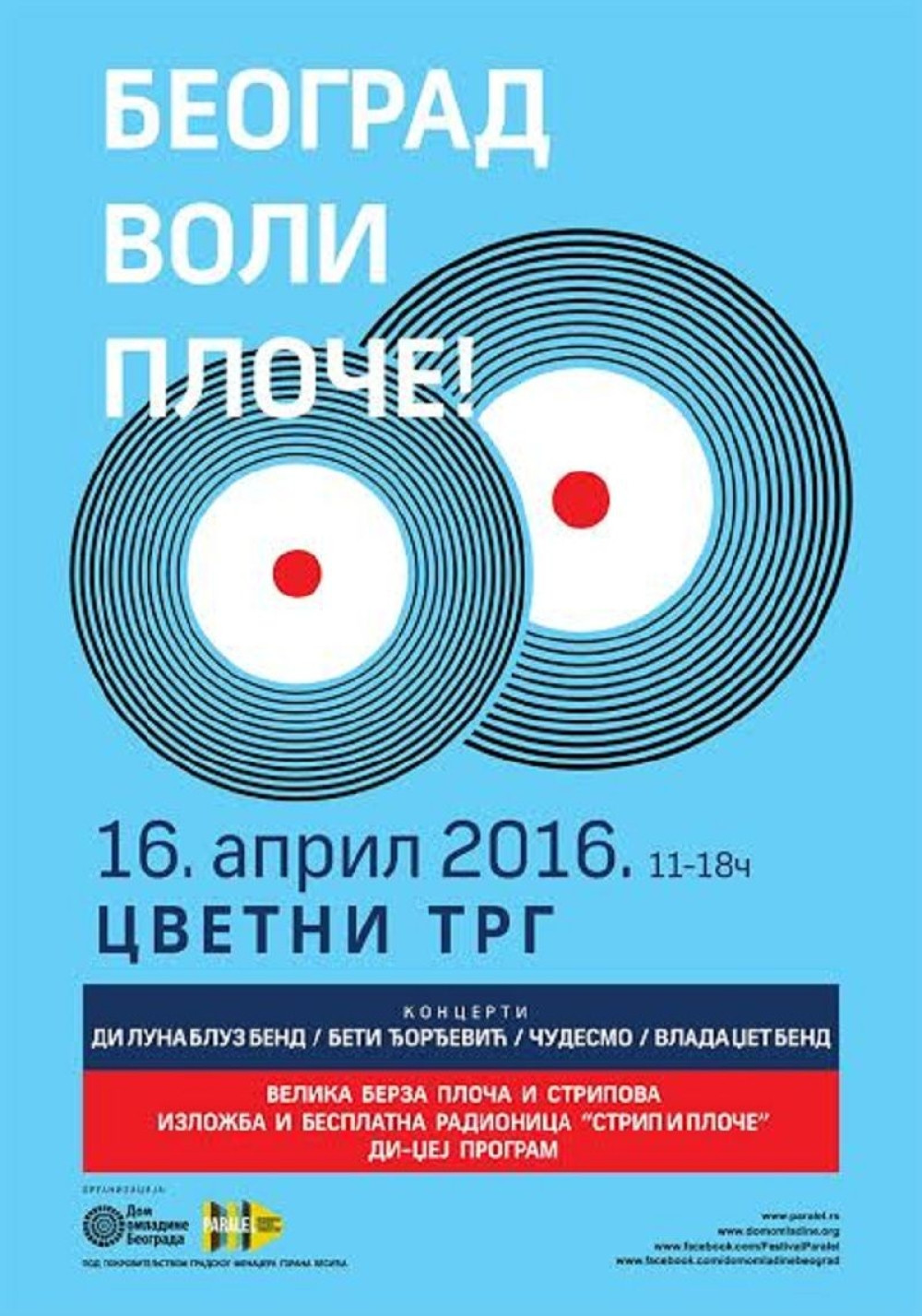 Berza ploča i stripova 16. aprila na Cvetnom trgu