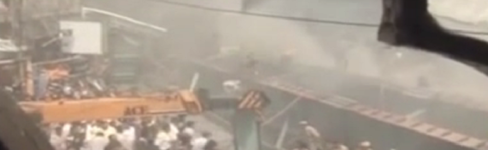 Srušio se nadvožnjak, poginula najmanje 21osoba! (VIDEO)