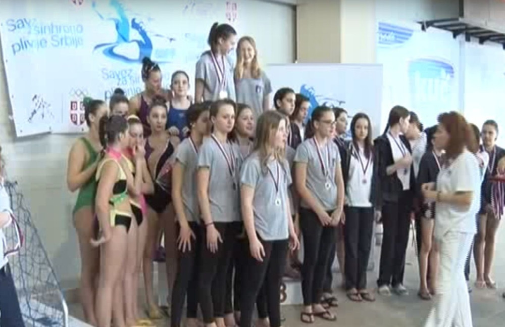 Srpske devojke na EP u sinhronom plivanju