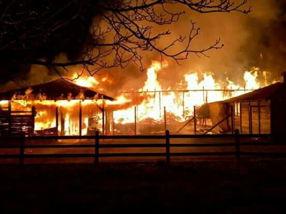 Veliki požar na Hilandaru (FOTO)