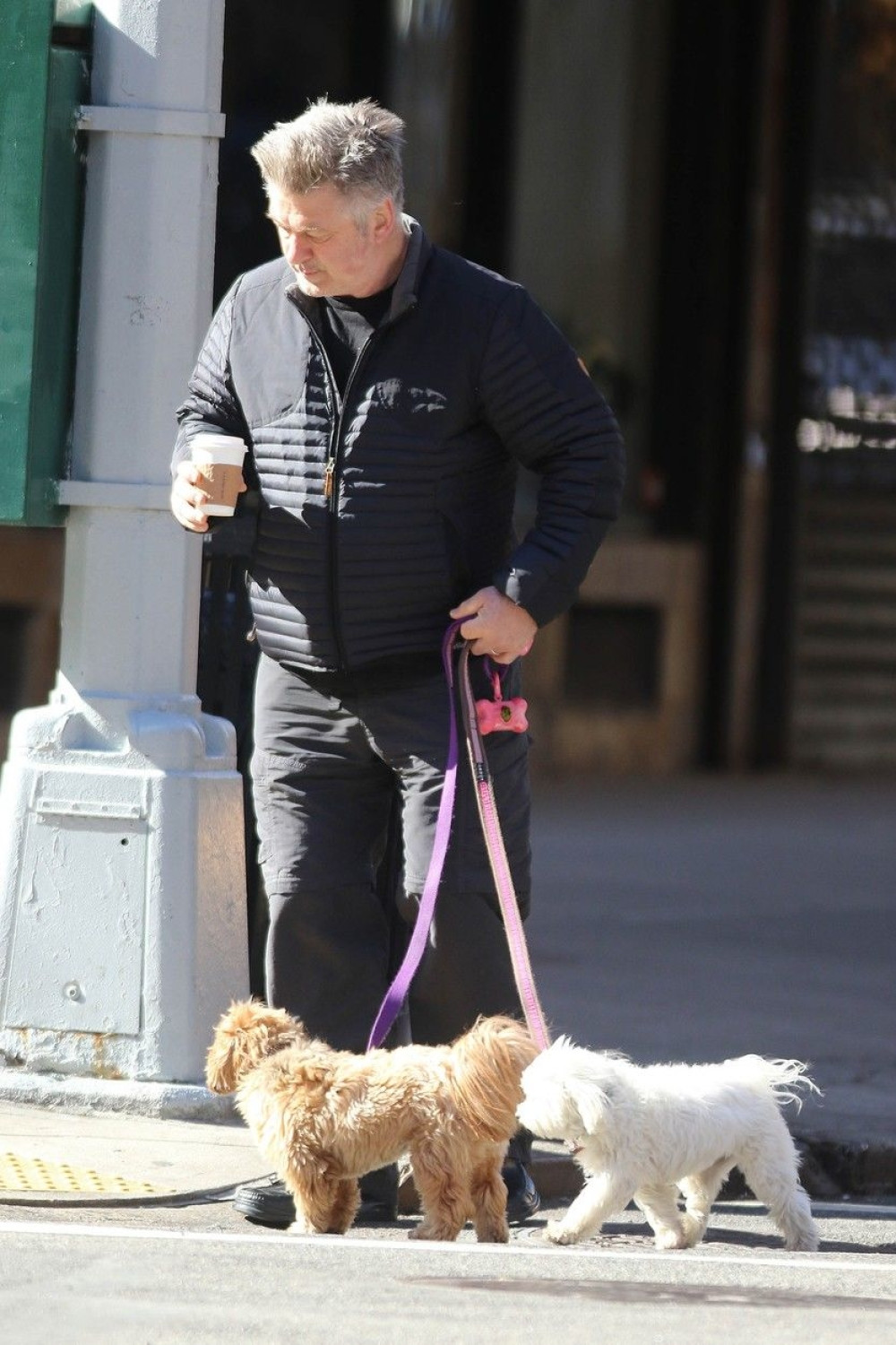 Poznati glumac prošetao kučiće (FOTO)