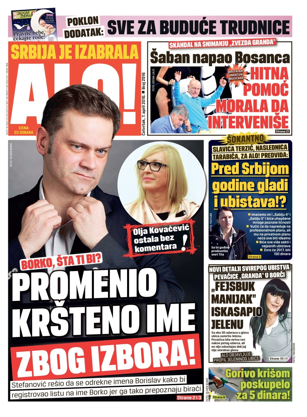 Naslovna za: 7.4.2016