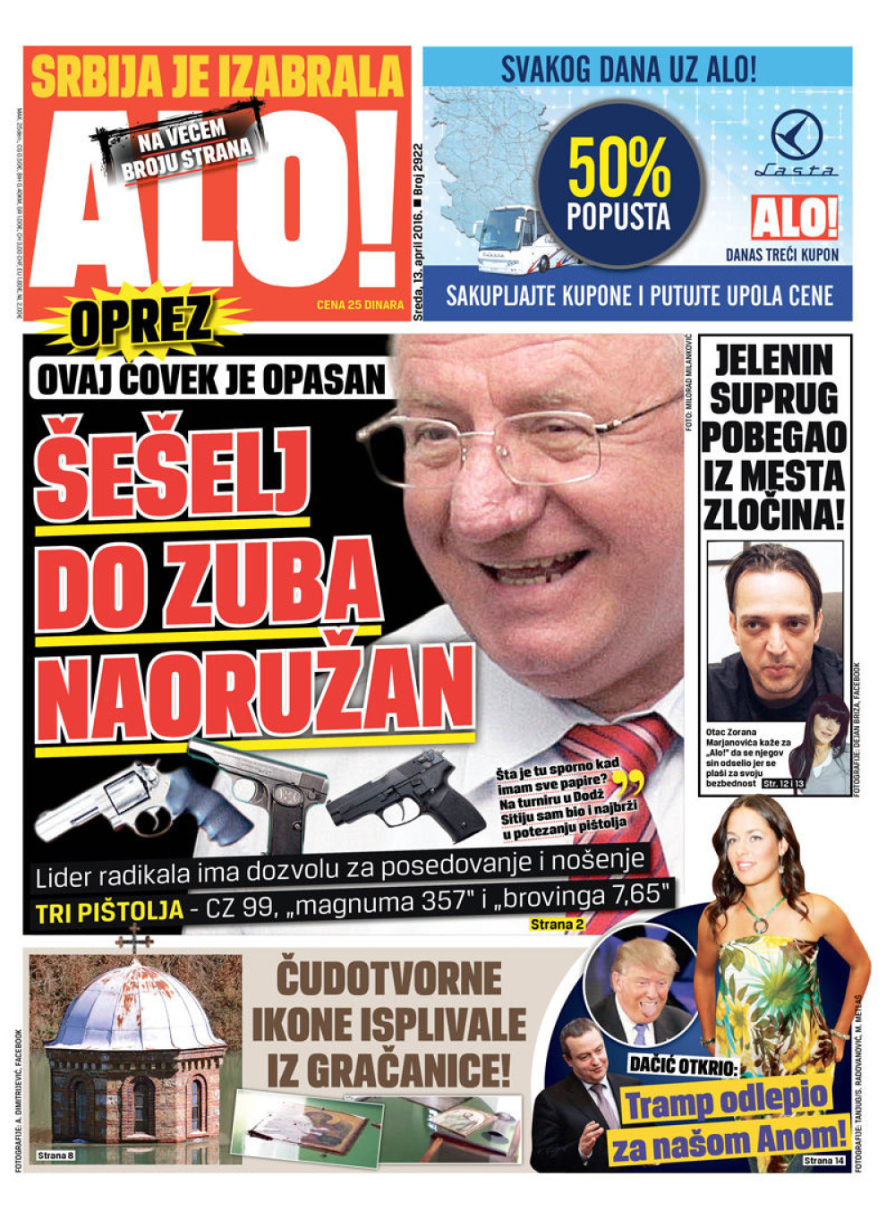 Naslovna za: 13.4.2016