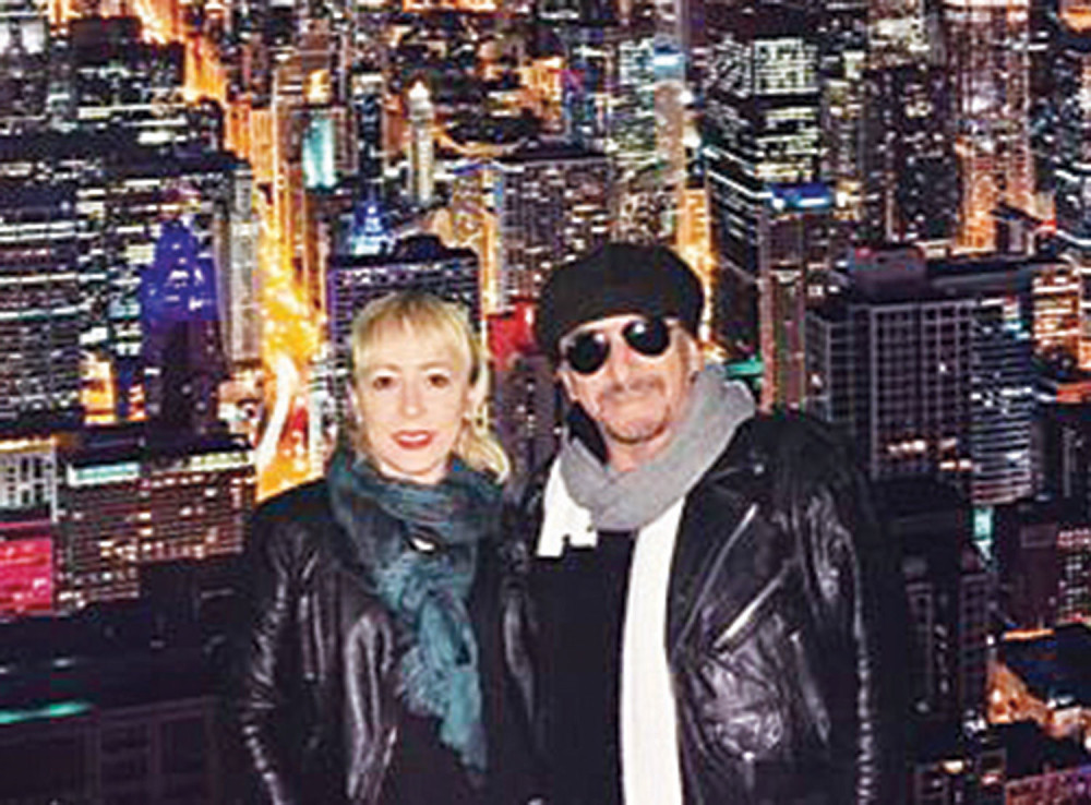 Željko Bebek sa ženom u Čikagu