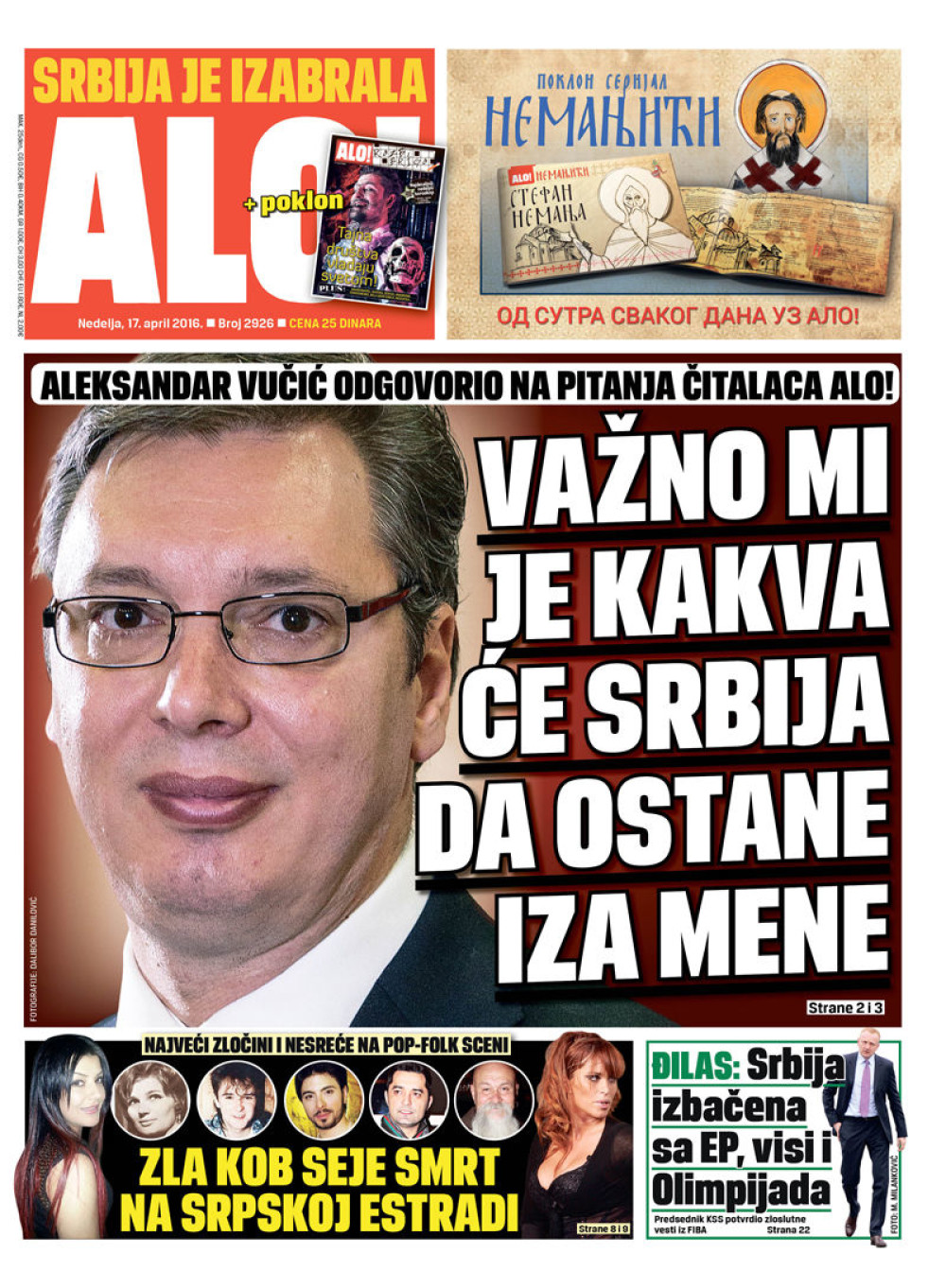 Naslovna za: 17.4.2016