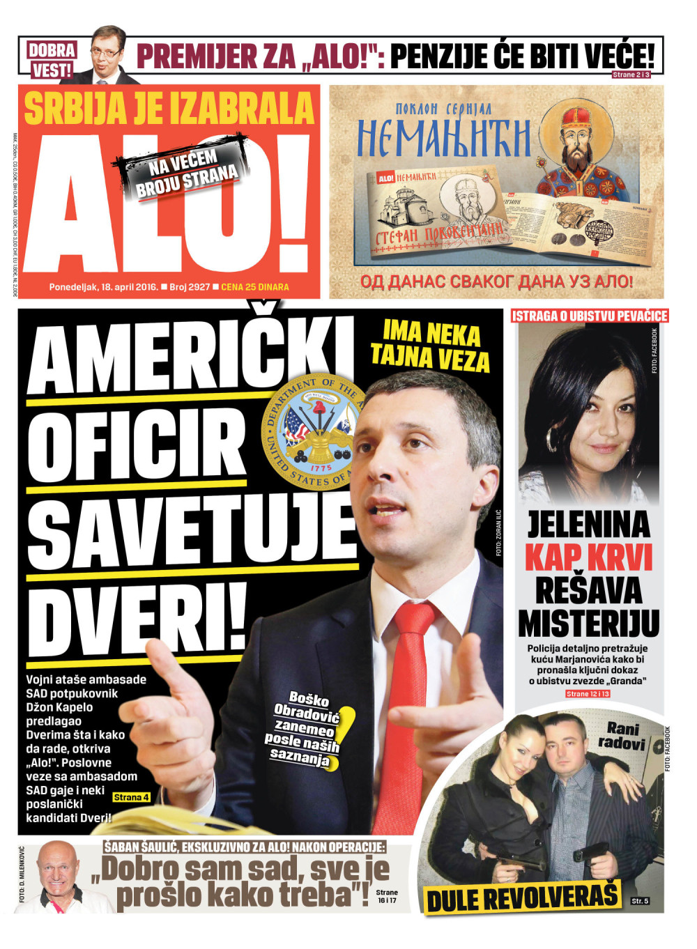 Naslovna za: 18.4.2016