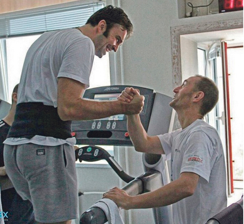 Bosiljčić naporno vežba!